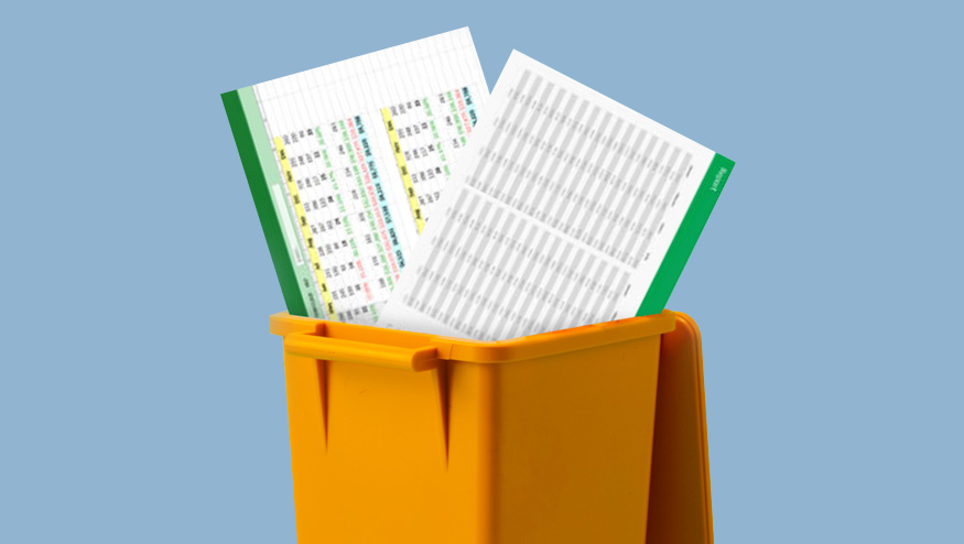 Get rid of spreadsheets