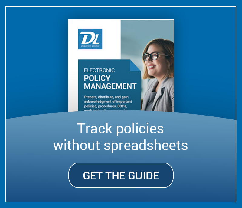 Track policies without spreadsheets