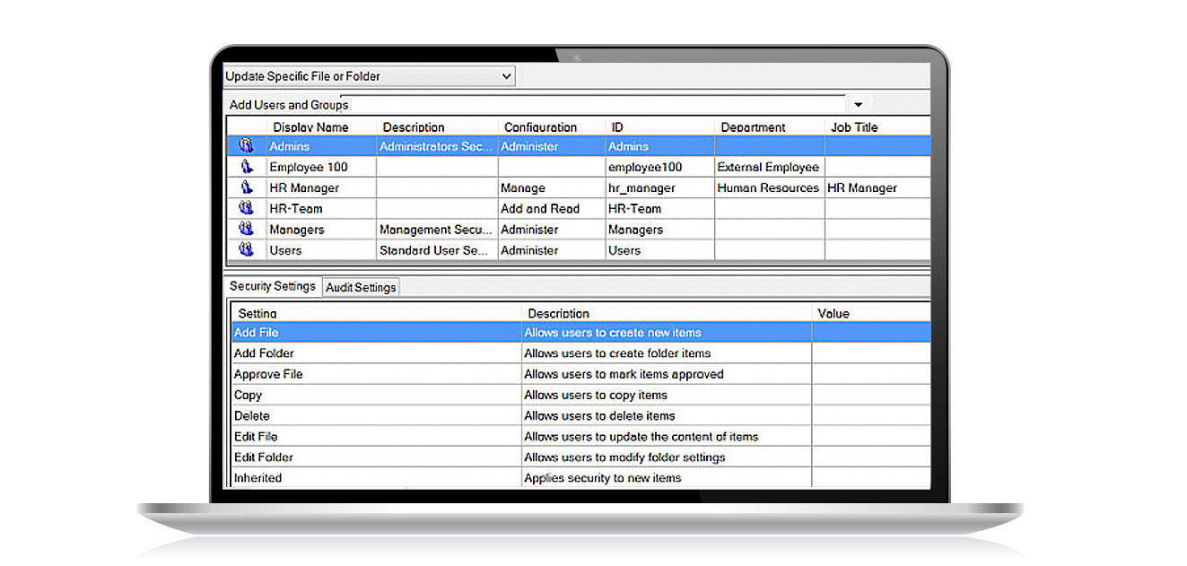 Document Locator security