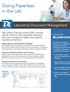 Laboratory document management ePaper