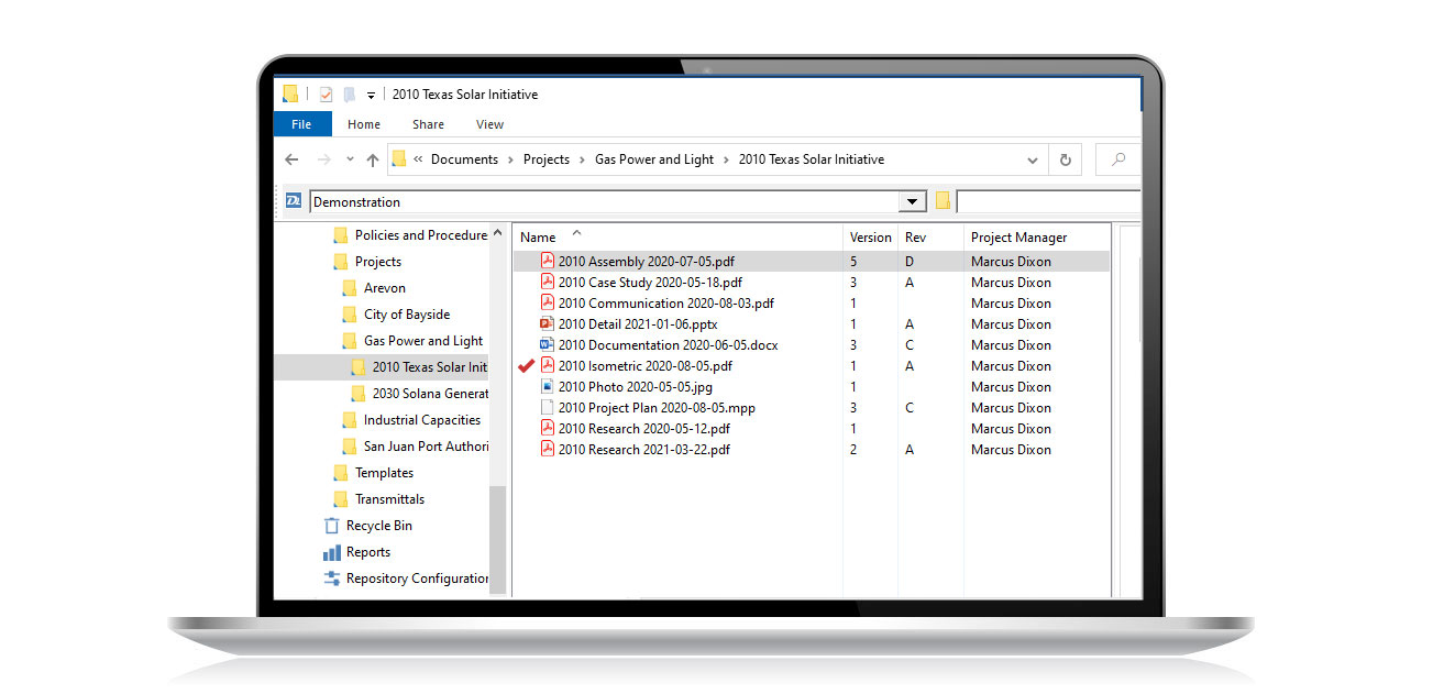 Windows integration in Document Locator