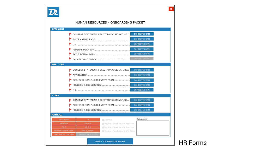 HR forms