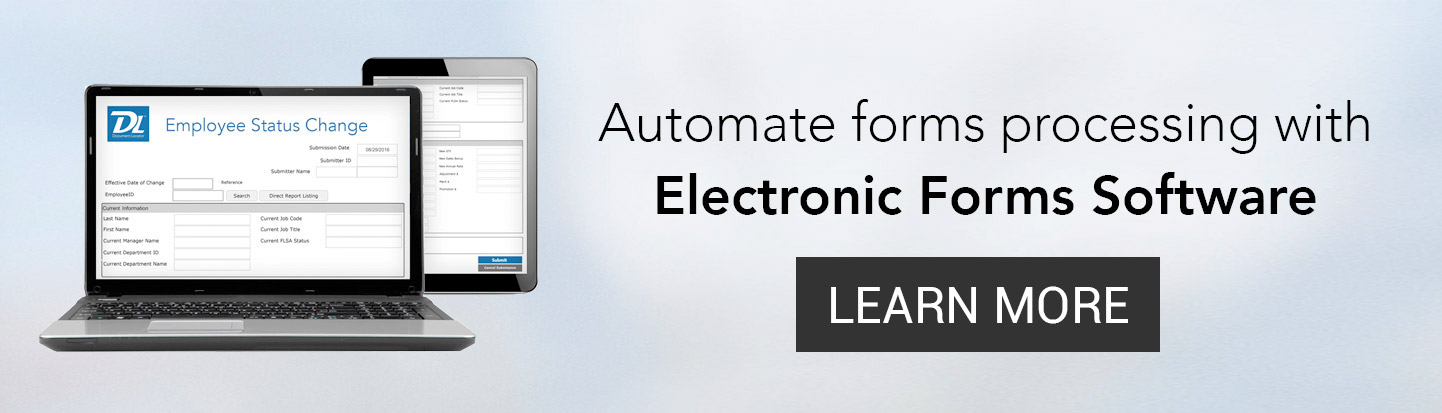 Automate forms processing with electronic forms