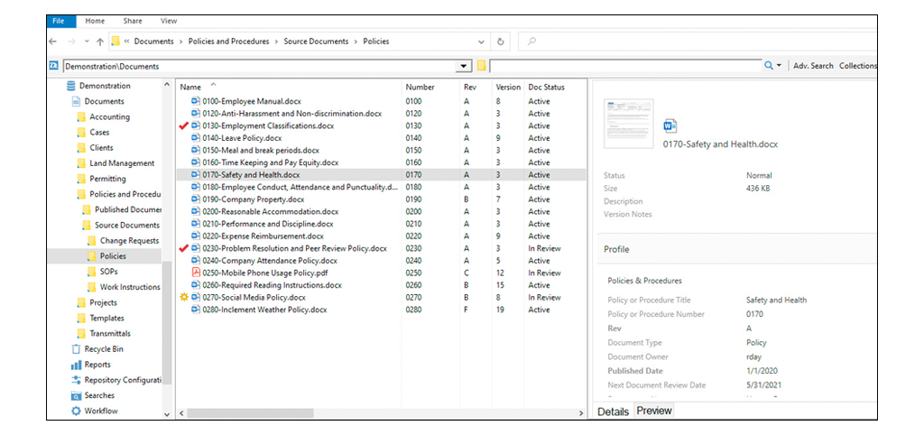 Document Locator inside Windows